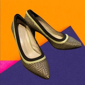 Lori Goldstein Block Heel Pump - Sage